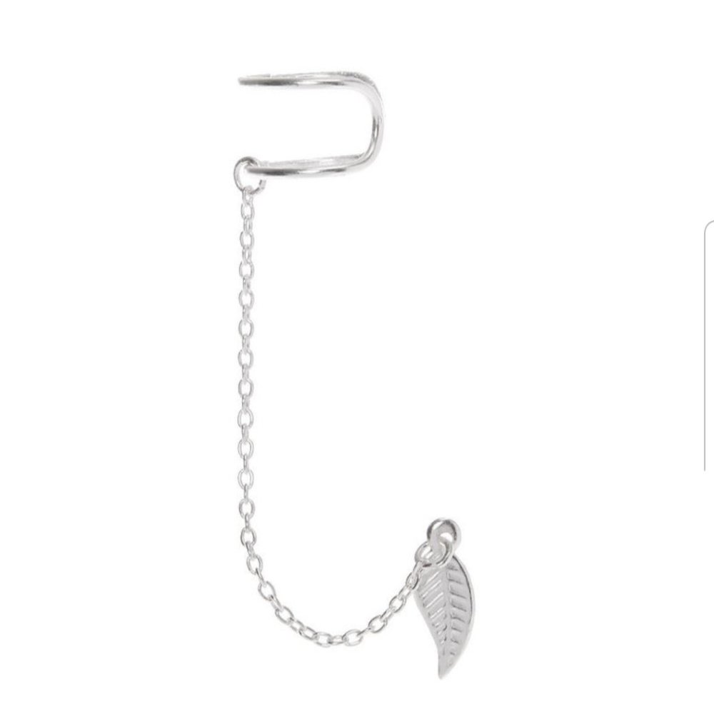 ♥New Sterling Leaf Cuff Earring♥